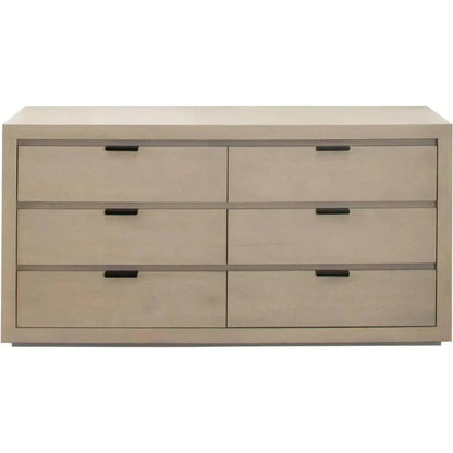 Diamond Sofa Sonoma Natural Wood 6-Drawer Dresser