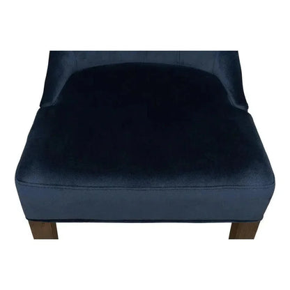 Sophie Leather Armless Dining Chair 2PC - LOOMLAN - Sarreid - Dining Chairs