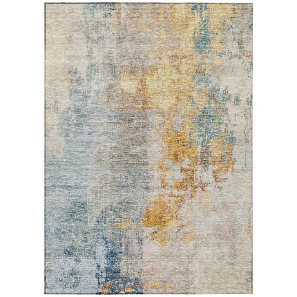 LOOMLAN Rugs Soraya Ivory Washable Indoor-Outdoor Rug