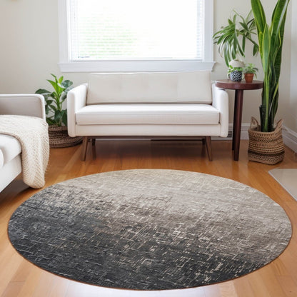 LOOMLAN Rugs Sorella Brown Washable Indoor-Outdoor Rug