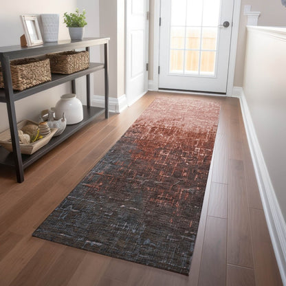 LOOMLAN Rugs Sorella Orange Washable Indoor-Outdoor Rug
