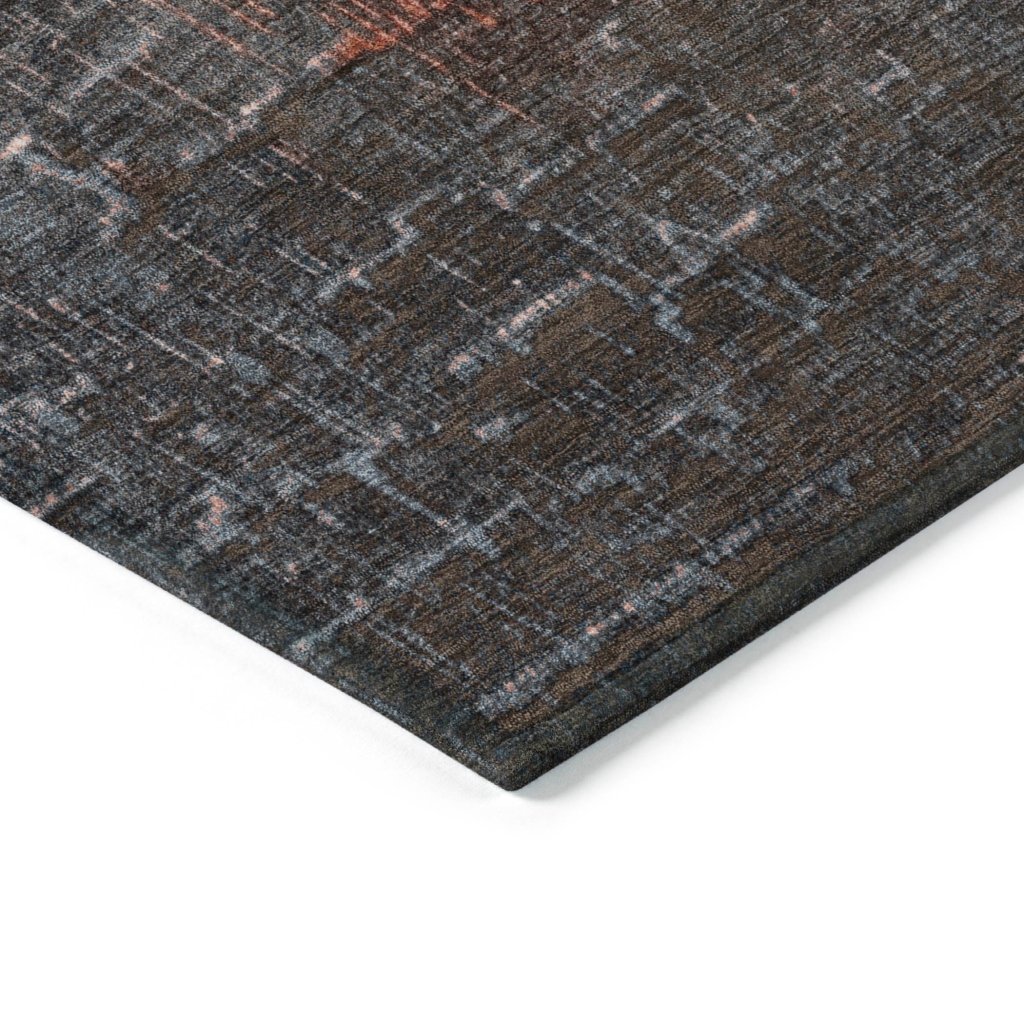 LOOMLAN Rugs Sorella Orange Washable Indoor-Outdoor Rug