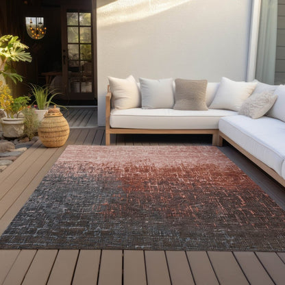 LOOMLAN Rugs Sorella Orange Washable Indoor-Outdoor Rug