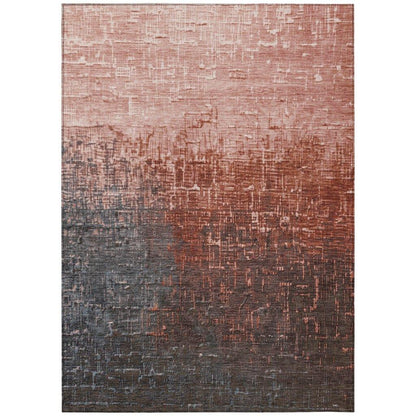 LOOMLAN Rugs Sorella Orange Washable Indoor-Outdoor Rug