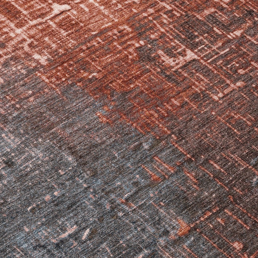 LOOMLAN Rugs Sorella Orange Washable Indoor-Outdoor Rug