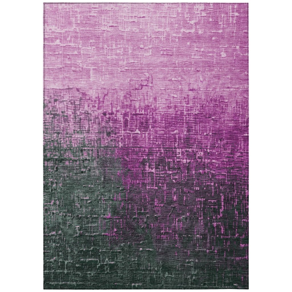 LOOMLAN Rugs Sorella Pink Washable Indoor-Outdoor Rug