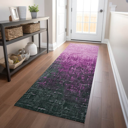 LOOMLAN Rugs Sorella Pink Washable Indoor-Outdoor Rug