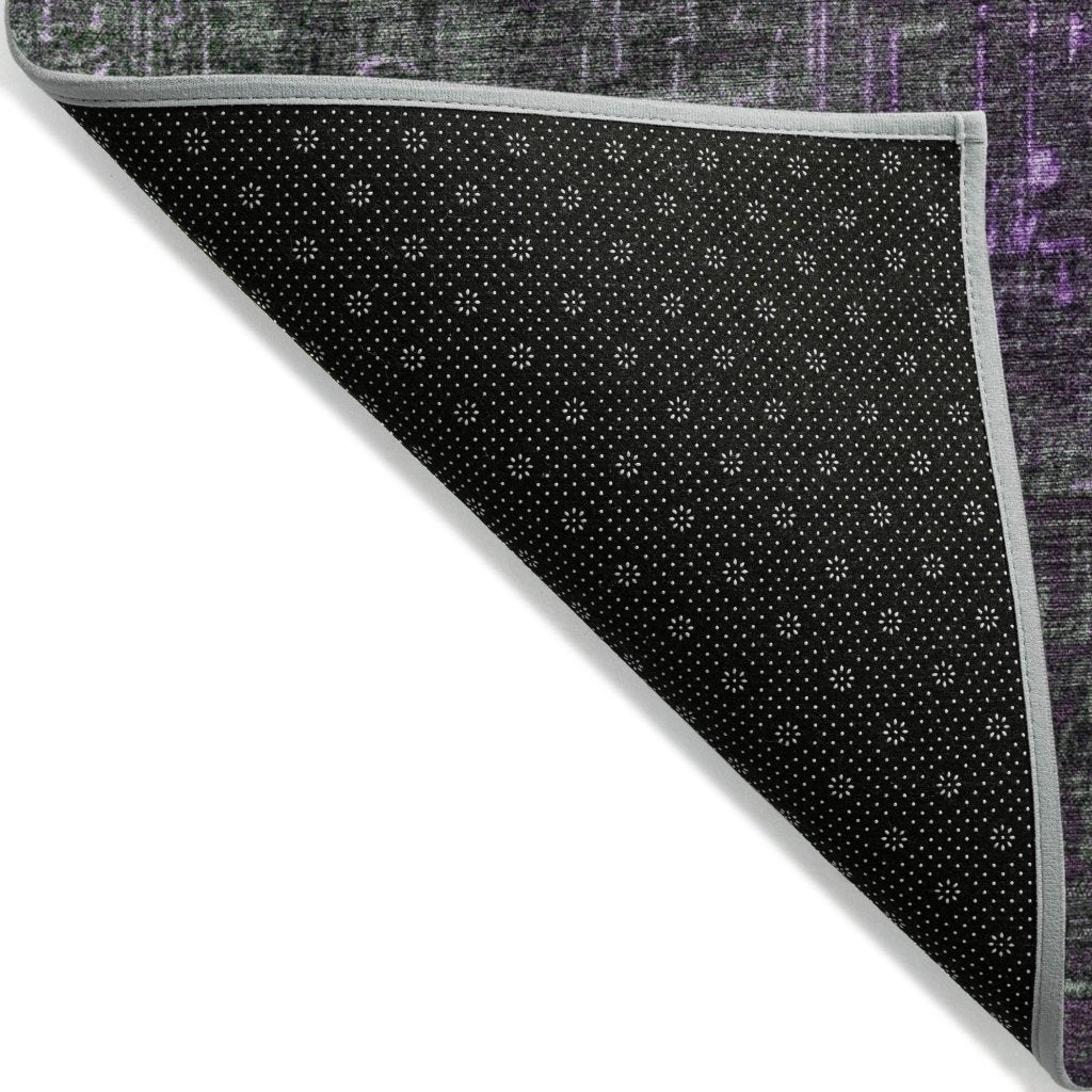 LOOMLAN Rugs Sorella Purple Washable Indoor-Outdoor Rug
