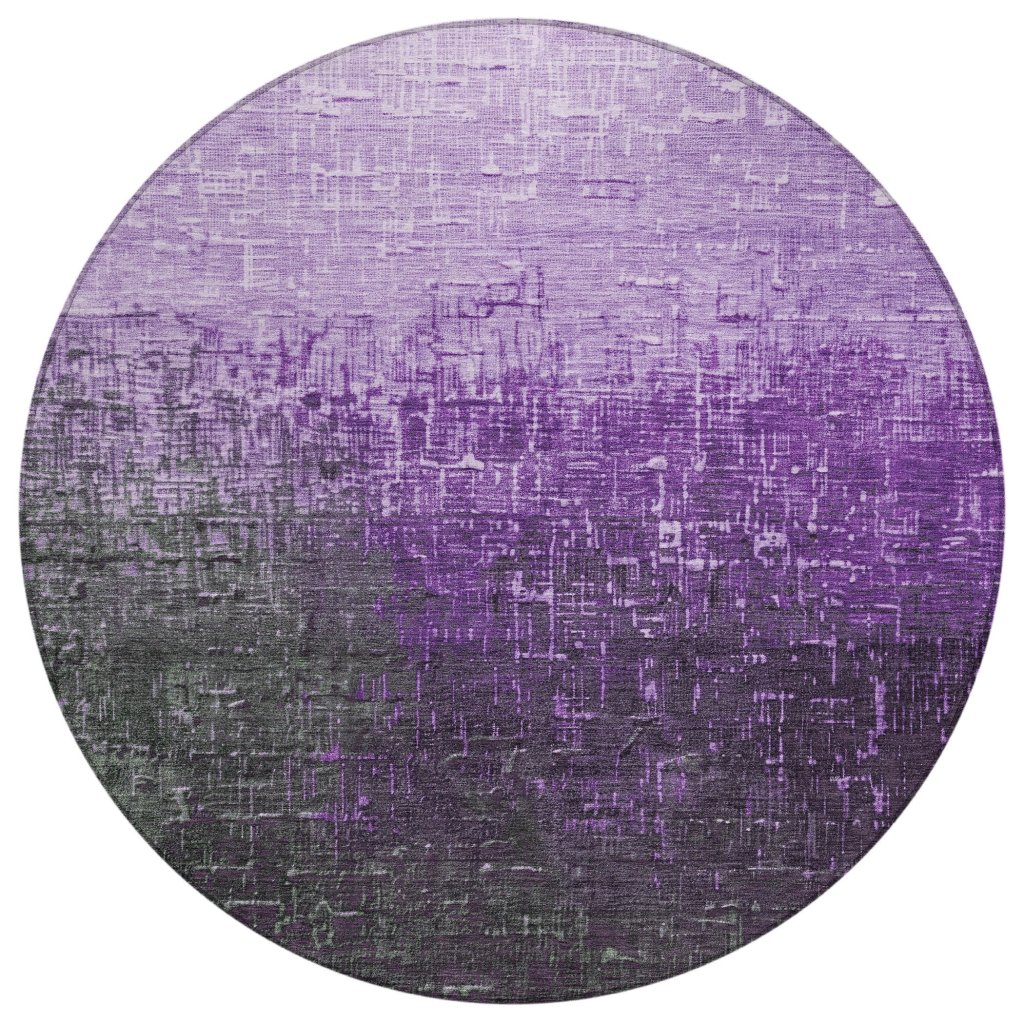 LOOMLAN Rugs Sorella Purple Washable Indoor-Outdoor Rug