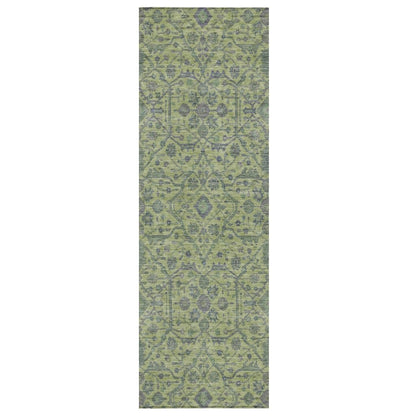 Soren Green Washable Indoor - Outdoor Rug - LOOMLAN - LOOMLAN Rugs - Outdoor Rugs