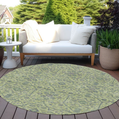 Soren Green Washable Indoor - Outdoor Rug - LOOMLAN - LOOMLAN Rugs - Outdoor Rugs
