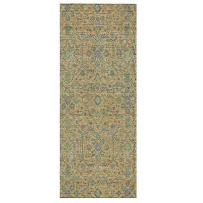 LOOMLAN Rugs Soren Orange Washable Indoor-Outdoor Rug