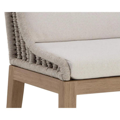 SUNPAN Sorrento Fabric Outdoor Armless Dining Chair