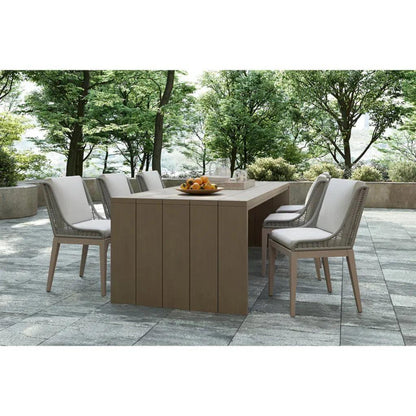 SUNPAN Sorrento Fabric Outdoor Armless Dining Chair