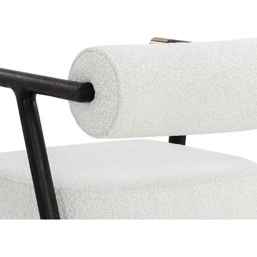 SUNPAN Sova Dining Armchair White Boucle