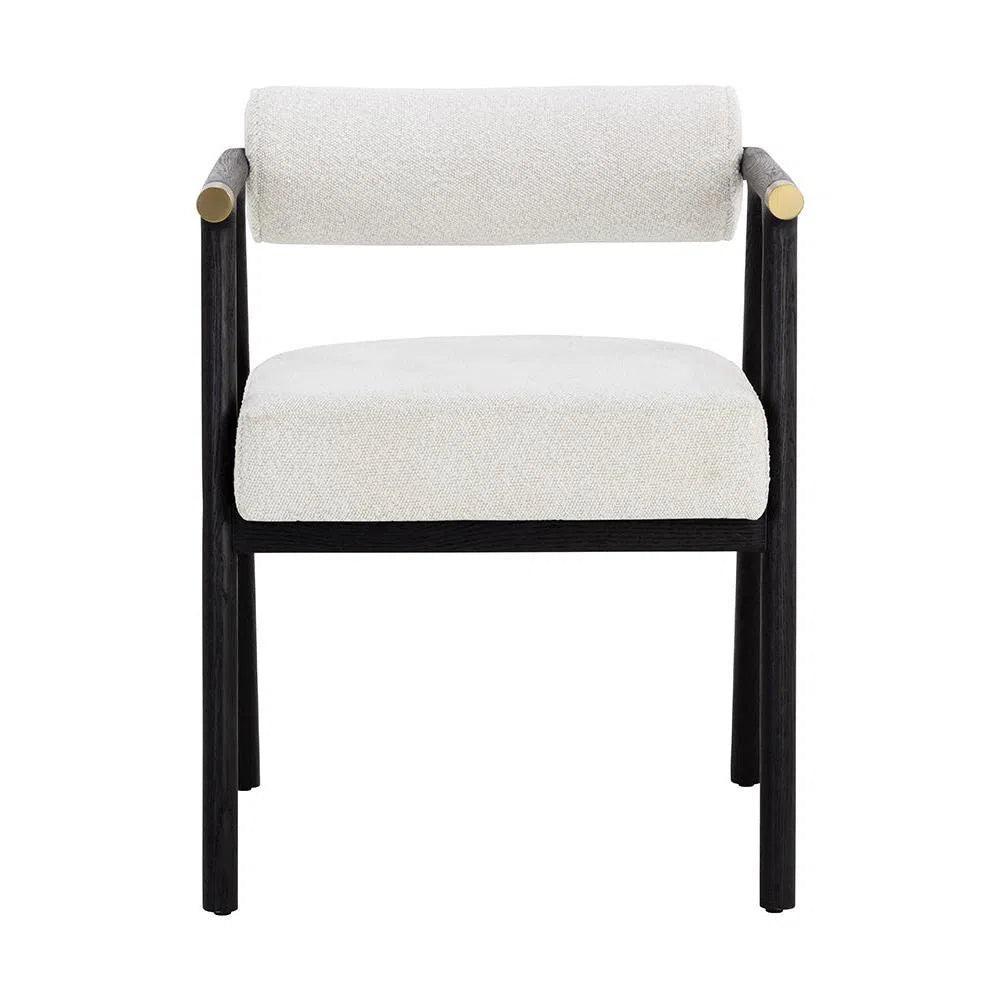 SUNPAN Sova Dining Armchair White Boucle