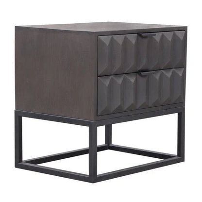 Spectrum Two Drawer Wooden Accent Table