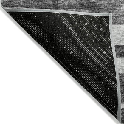 LOOMLAN Rugs Spinava Gray Washable Indoor-Outdoor Rug