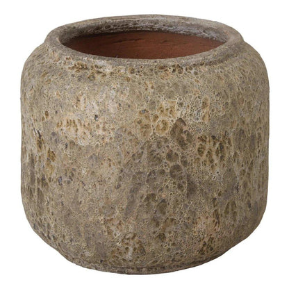 Squat Round Ceramic Planter - LOOMLAN - Emissary - Planters