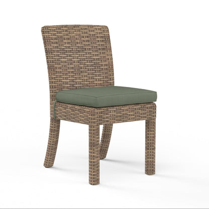 Havana Sunbrella Upholstered Armless Outdoor Dining Chair (Set of 2)