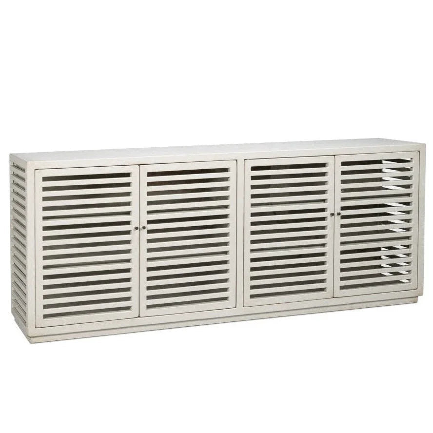 St. Nevis Four Shelve Wood Sideboard