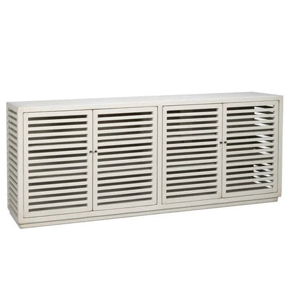 St. Nevis Four Shelve Wood Sideboard