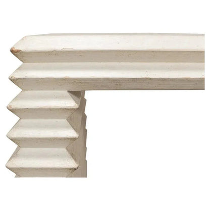 Sarreid Stacked Side Table Antique White