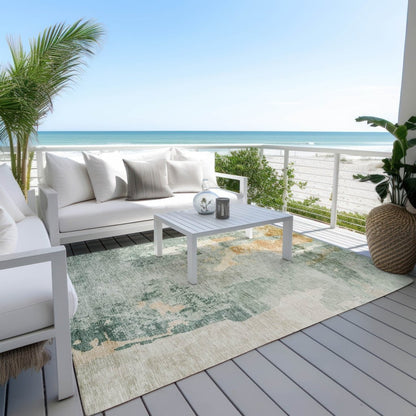 Stanley Blue Washable Indoor - Outdoor Rug - LOOMLAN - LOOMLAN Rugs - Outdoor Rugs