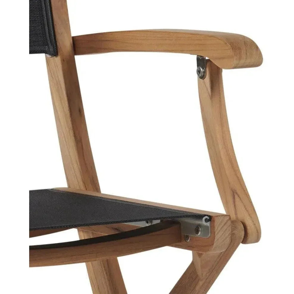 Stella Teak Outdoor Folding Armchair - LOOMLAN - HiTeak - Outdoor Dining Chairs