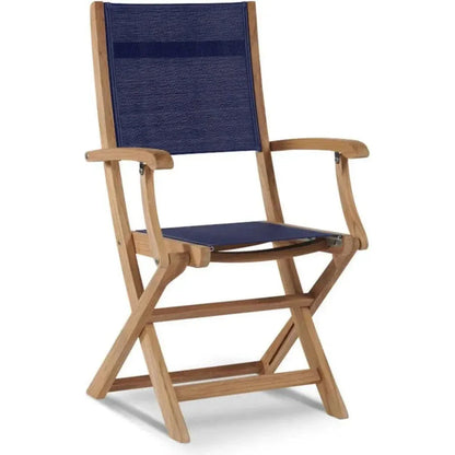 Stella Teak Outdoor Folding Armchair - LOOMLAN - HiTeak - Outdoor Dining Chairs