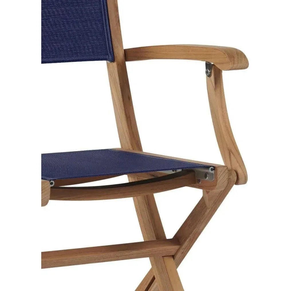 Stella Teak Outdoor Folding Armchair - LOOMLAN - HiTeak - Outdoor Dining Chairs