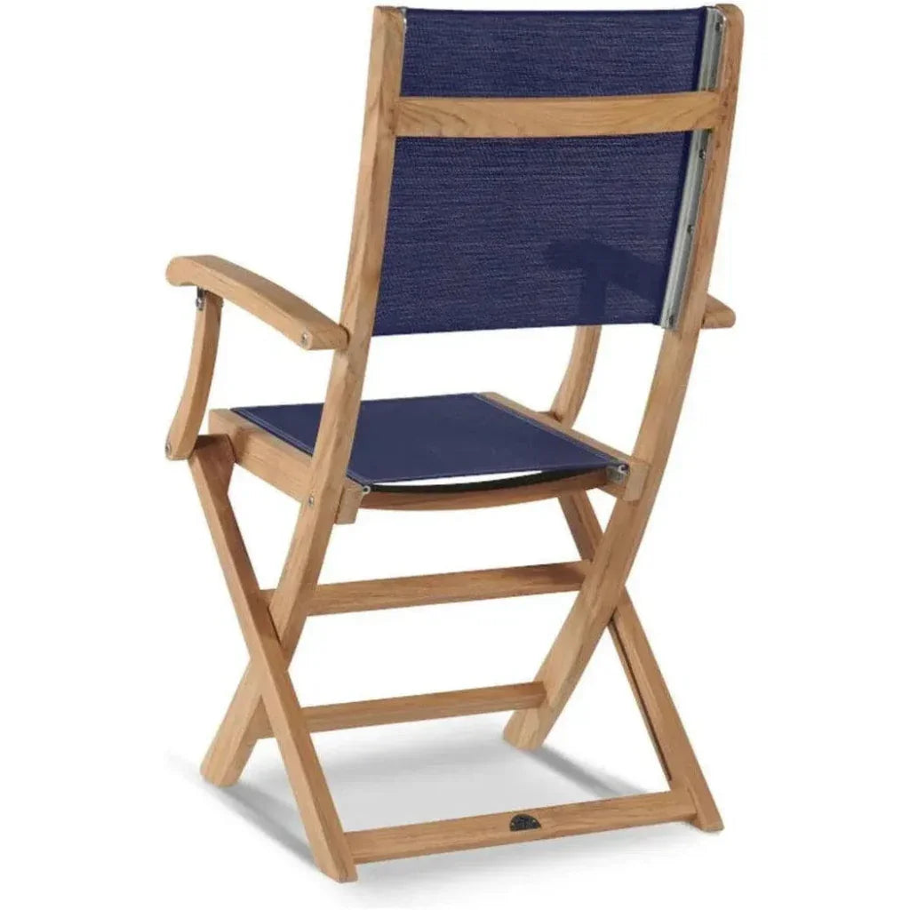 Stella Teak Outdoor Folding Armchair - LOOMLAN - HiTeak - Outdoor Dining Chairs