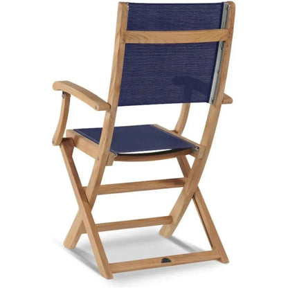 Stella Teak Outdoor Folding Armchair - LOOMLAN - HiTeak - Outdoor Dining Chairs