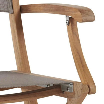 Stella Teak Outdoor Folding Armchair - LOOMLAN - HiTeak - Outdoor Dining Chairs