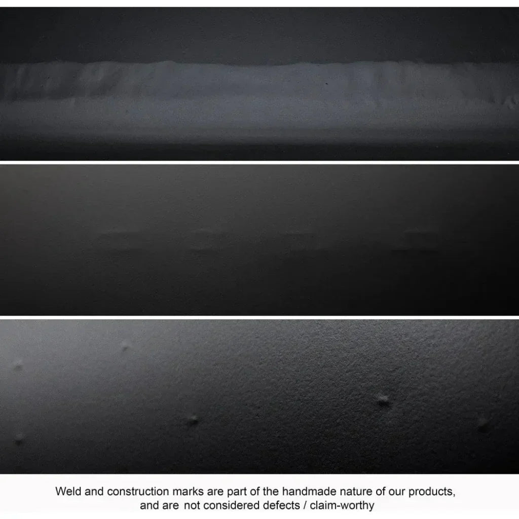 Noir Steward Black Round Coffee Table
