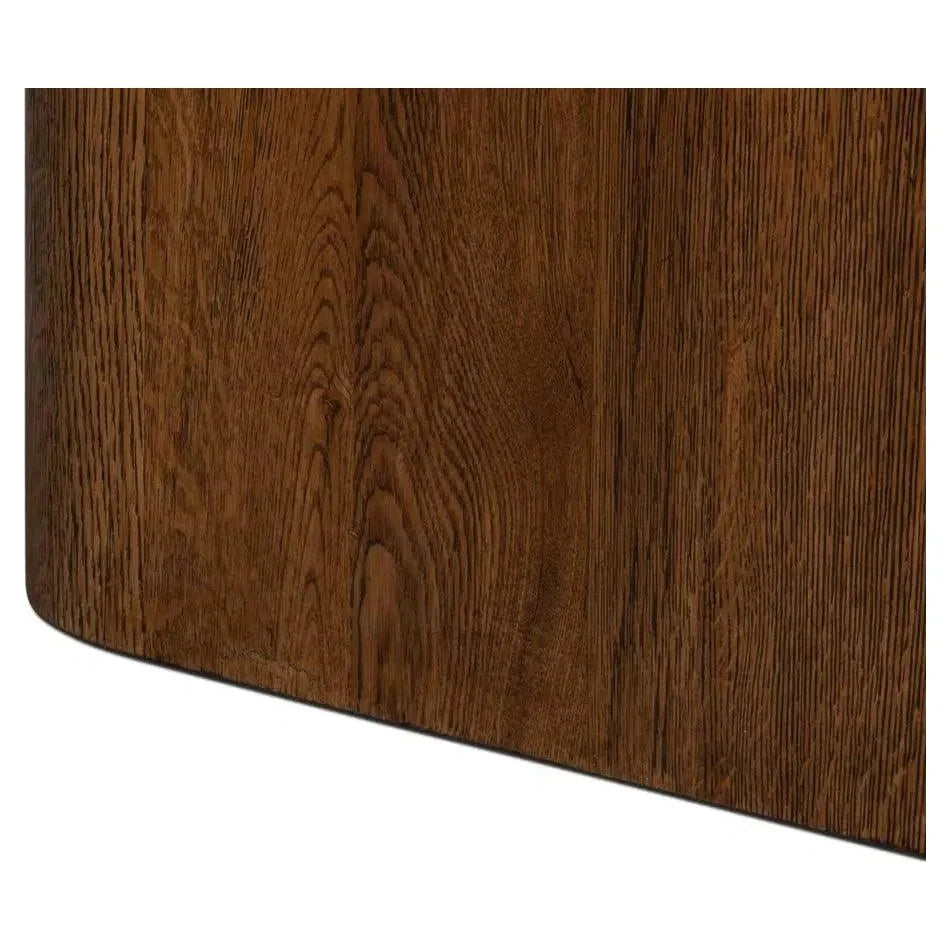 Sarreid Stewart Natural Wood Square Side Table