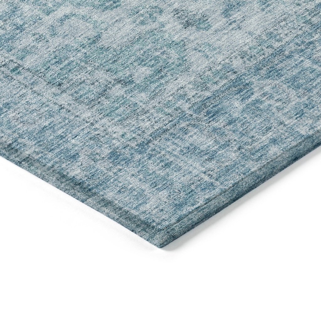 LOOMLAN Rugs Stockholm Blue Washable Indoor-Outdoor Rug