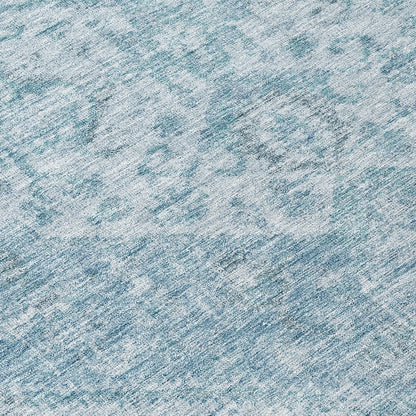 LOOMLAN Rugs Stockholm Blue Washable Indoor-Outdoor Rug