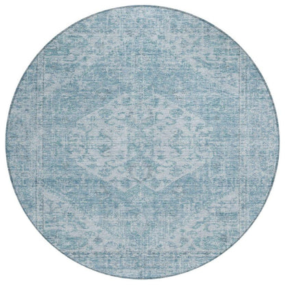 LOOMLAN Rugs Stockholm Blue Washable Indoor-Outdoor Rug