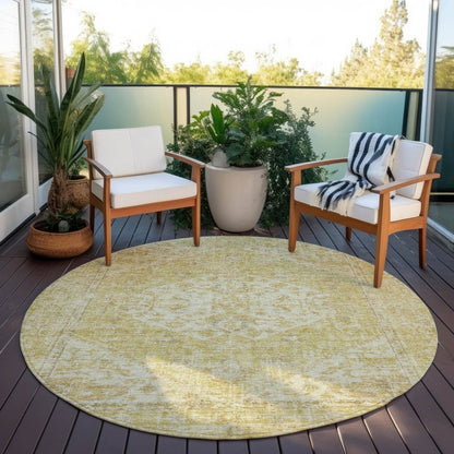 LOOMLAN Rugs Stockholm Gold Washable Indoor-Outdoor Rug