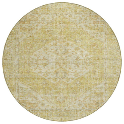 LOOMLAN Rugs Stockholm Gold Washable Indoor-Outdoor Rug