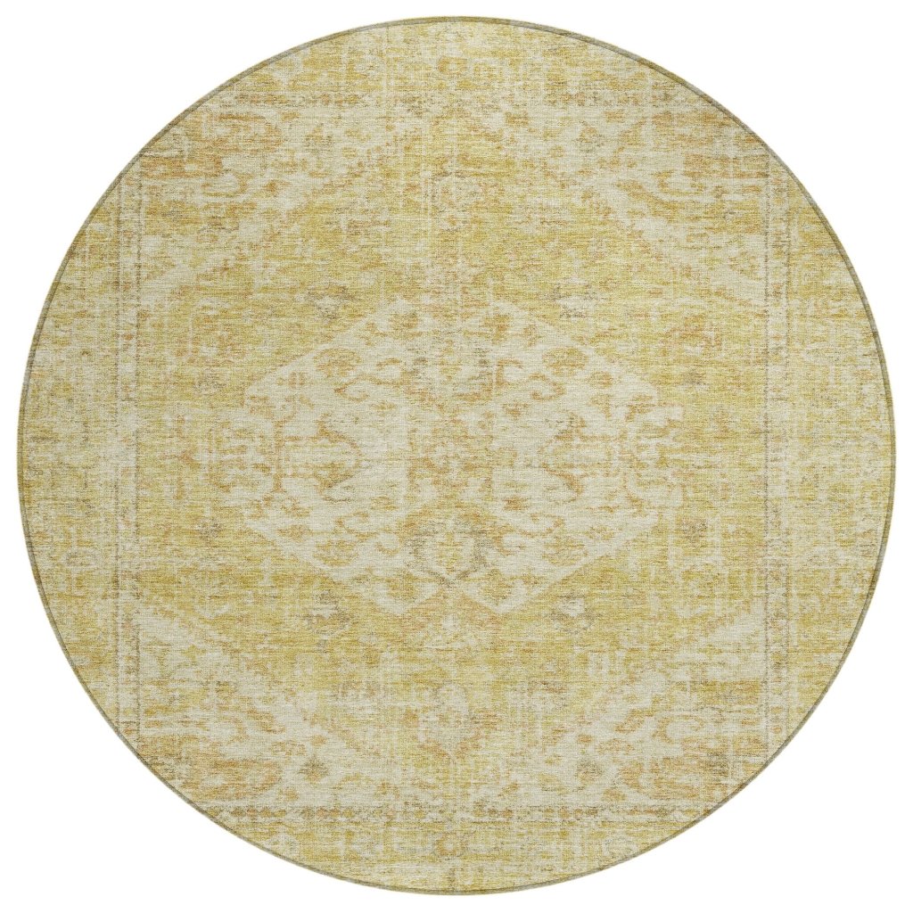 LOOMLAN Rugs Stockholm Gold Washable Indoor-Outdoor Rug