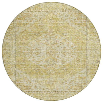 LOOMLAN Rugs Stockholm Gold Washable Indoor-Outdoor Rug