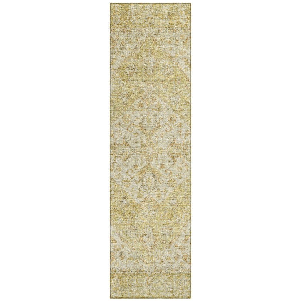 LOOMLAN Rugs Stockholm Gold Washable Indoor-Outdoor Rug