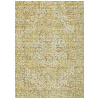 LOOMLAN Rugs Stockholm Gold Washable Indoor-Outdoor Rug