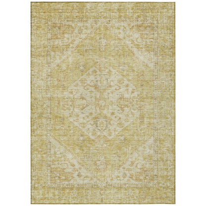 LOOMLAN Rugs Stockholm Gold Washable Indoor-Outdoor Rug