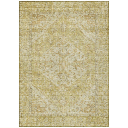 LOOMLAN Rugs Stockholm Gold Washable Indoor-Outdoor Rug