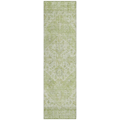 LOOMLAN Rugs Stockholm Green Washable Indoor-Outdoor Rug