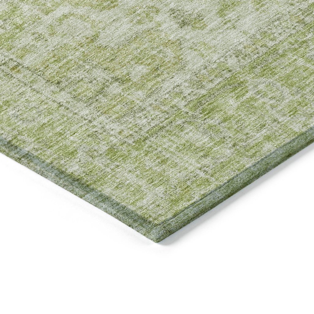 LOOMLAN Rugs Stockholm Green Washable Indoor-Outdoor Rug