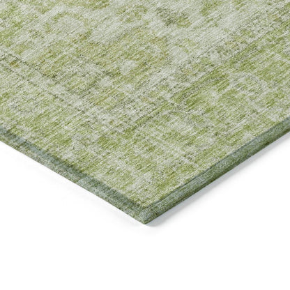 LOOMLAN Rugs Stockholm Green Washable Indoor-Outdoor Rug